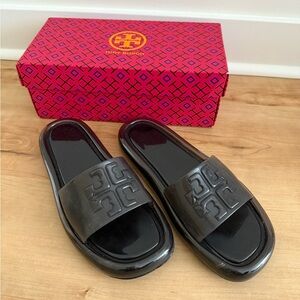 Tory Burch Bubble Jelly Black Slide Sandal